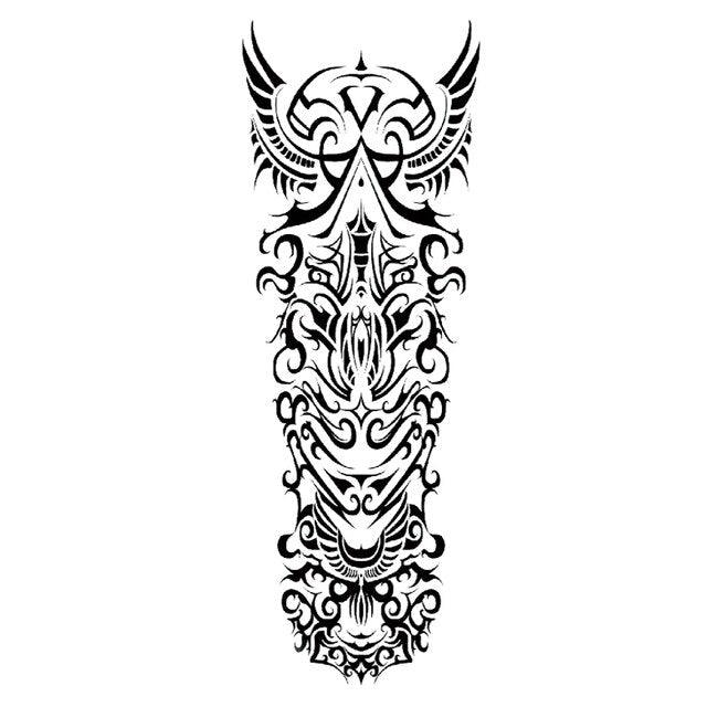 Large Colorful Tattoos For Men Waterproof Dragon Sticker Temporary Luxury Big 3D Tattoo Modern Design