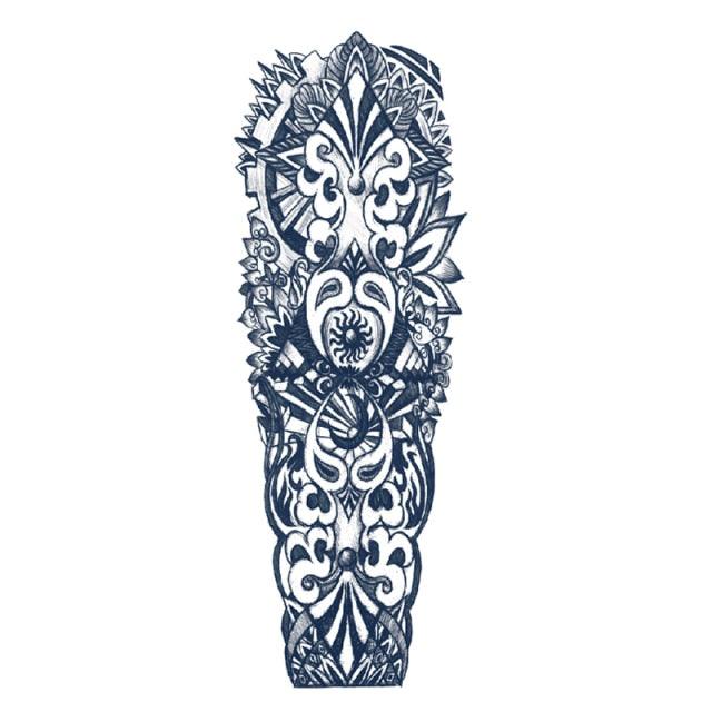 Large Colorful Tattoos For Men Waterproof Dragon Sticker Temporary Luxury Big 3D Tattoo Modern Design