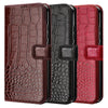 Leather Black Flip Case for iPhone XS Max X XR 12 Mini 11 Pro 7 8 Wallet Stand Cover Flip Wallet Leather Case with Secure Buckle Closing Lock and Bracket Function