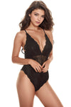 Lacy V-Cut Teddy