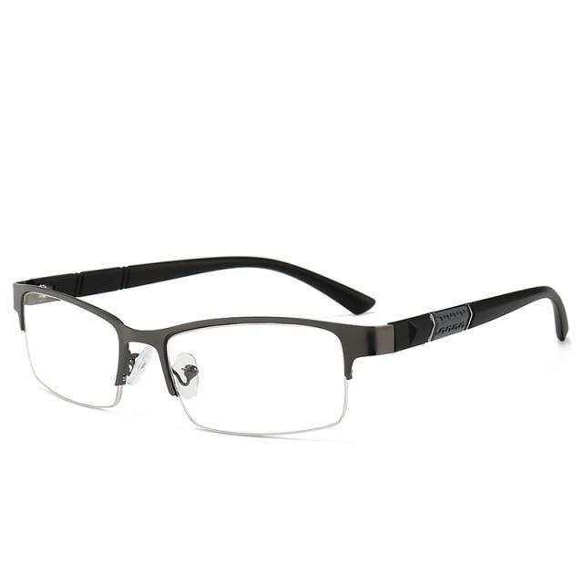 Lightweight Alloy Semi-Rimless Reading Glasses For  Men And Women With Quality Half Frame  Men Reading Glasses  For Men New Retro Eyewear