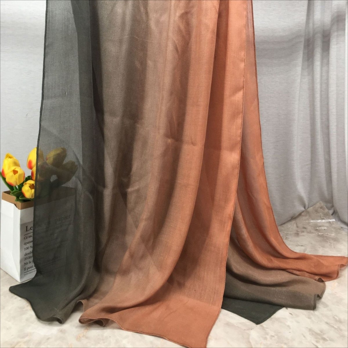 Lightweight Breathable Gradient Shawl Hijab (MH194)