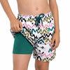 Boys Hybrid Swim & Play Shorts – Line Rush - Orchid and Kelp