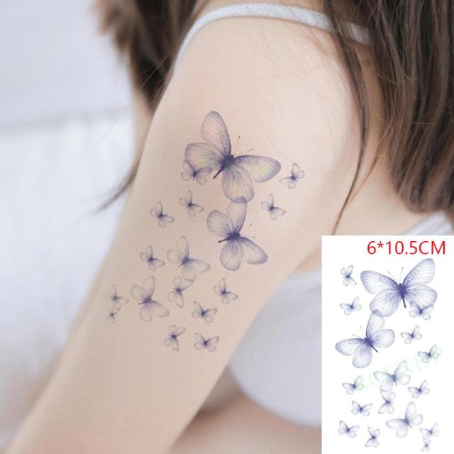 Lion King Temporary Tattoo Waterproof Black And Colorful Small Big Luxury Tattoo For Mens Womens
