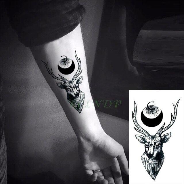Lion King Temporary Tattoo Waterproof Black And Colorful Small Big Luxury Tattoo For Mens Womens