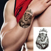 Lion King Temporary Tattoo Waterproof Black And Colorful Small Big Luxury Tattoo For Mens Womens