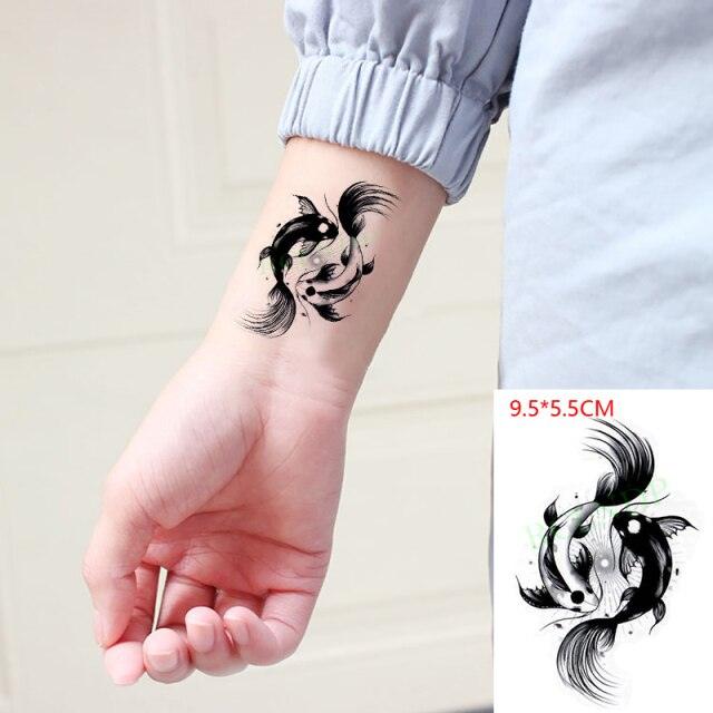 Lion King Temporary Tattoo Waterproof Black And Colorful Small Big Luxury Tattoo For Mens Womens
