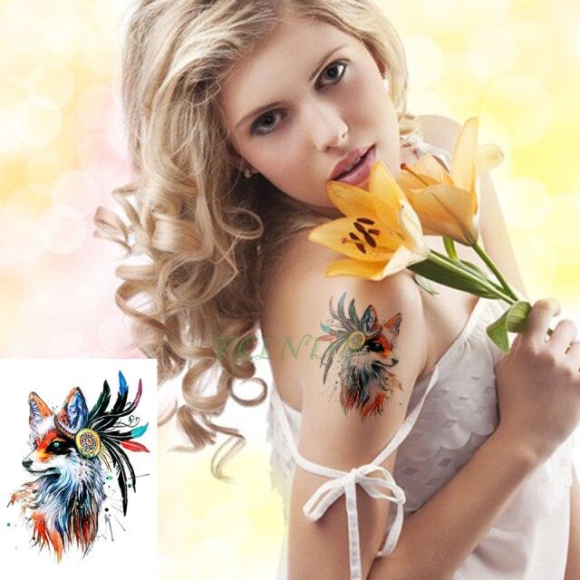 Lion King Temporary Tattoo Waterproof Black And Colorful Small Big Luxury Tattoo For Mens Womens