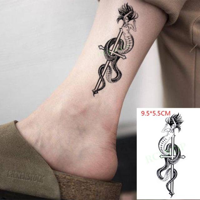 Lion King Temporary Tattoo Waterproof Black And Colorful Small Big Luxury Tattoo For Mens Womens