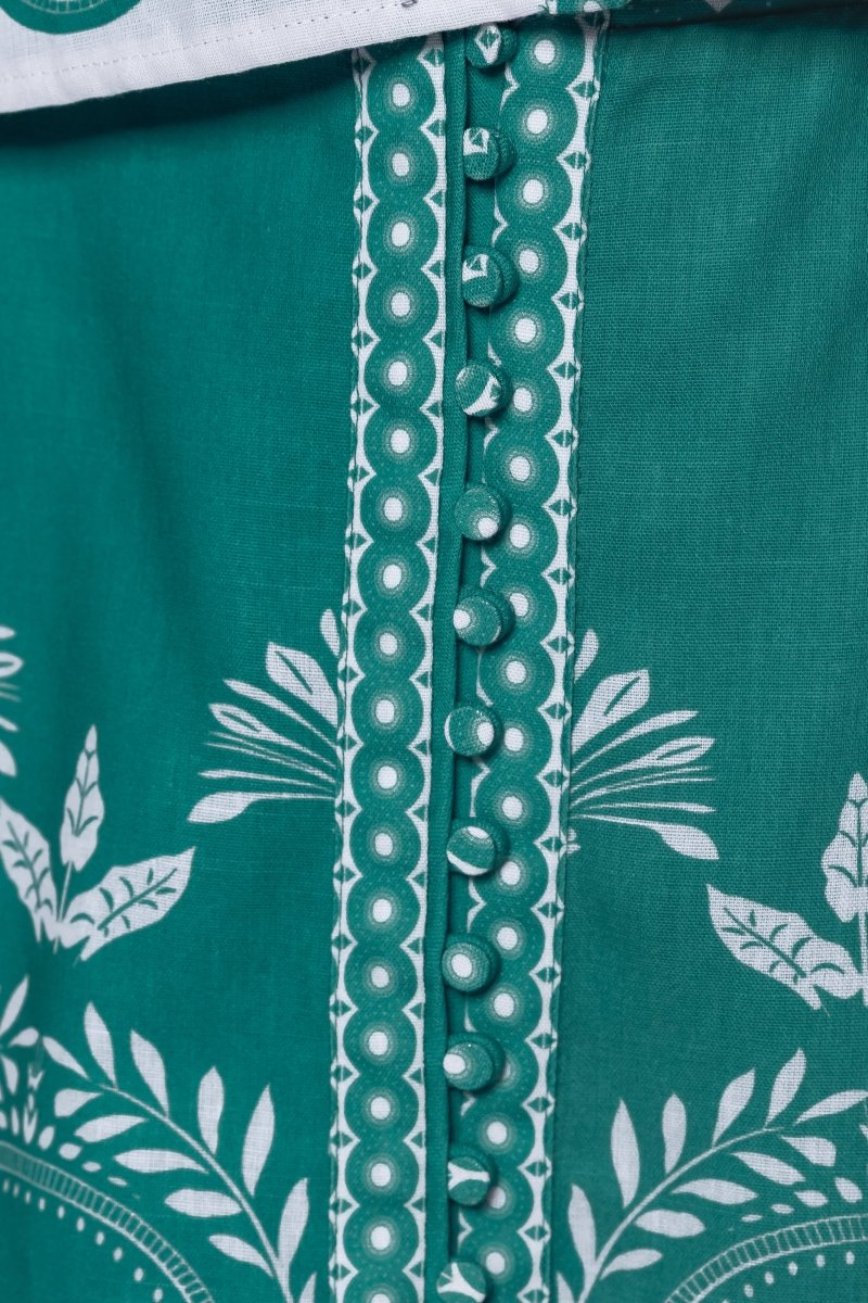 Lottie Skirt (Green White)