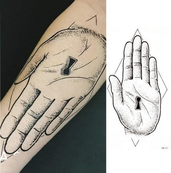 Luxury Colorful And Black Womens Tattoo Temporary Flower Waterproof Elegant Modern Tattoo For Shoulder