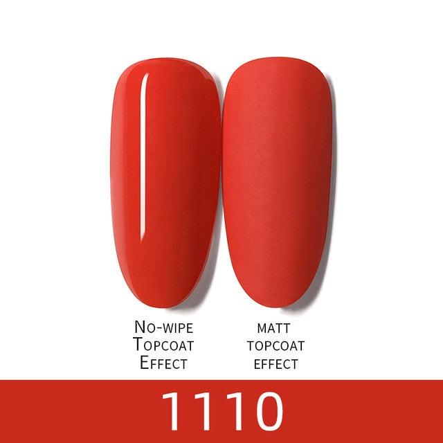 Luxury Modern Women Red 7ml UV Gel Nail Polish Set 8 Luxury Colors Elegant Manicure Nail Salon Stylish Design For Girls and Ladies