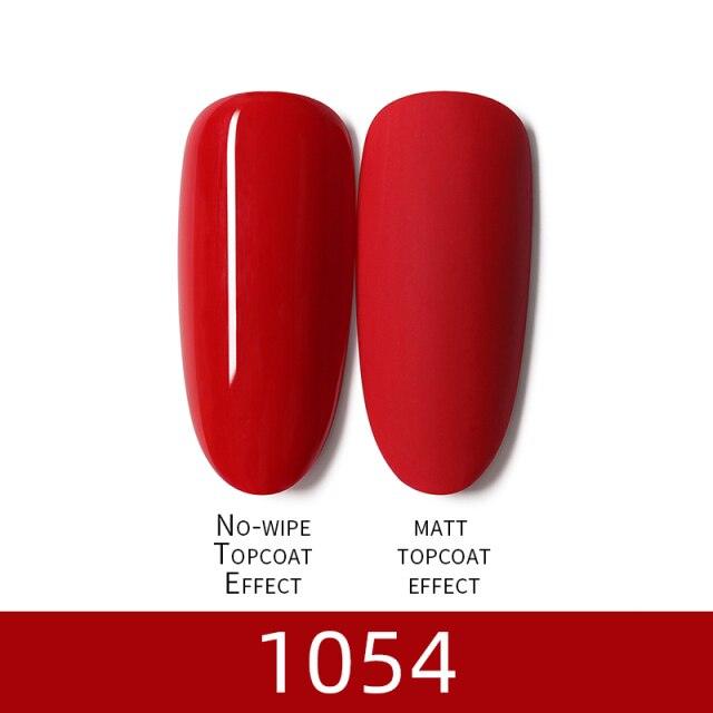Luxury Modern Women Red 7ml UV Gel Nail Polish Set 8 Luxury Colors Elegant Manicure Nail Salon Stylish Design For Girls and Ladies