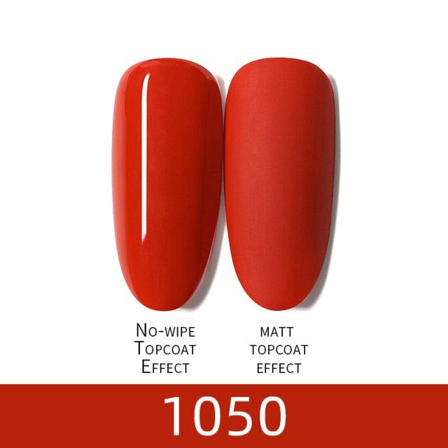 Luxury Modern Women Red 7ml UV Gel Nail Polish Set 8 Luxury Colors Elegant Manicure Nail Salon Stylish Design For Girls and Ladies