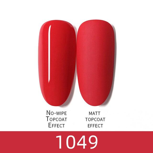 Luxury Modern Women Red 7ml UV Gel Nail Polish Set 8 Luxury Colors Elegant Manicure Nail Salon Stylish Design For Girls and Ladies