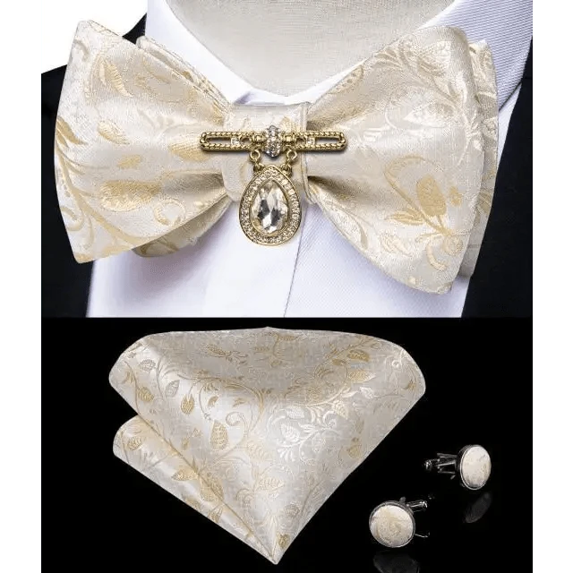 Luxury Pink Solid Men Bow Tie Silk Business Wedding Elegant Bowtie For Men Unique Desing For Every Occasion