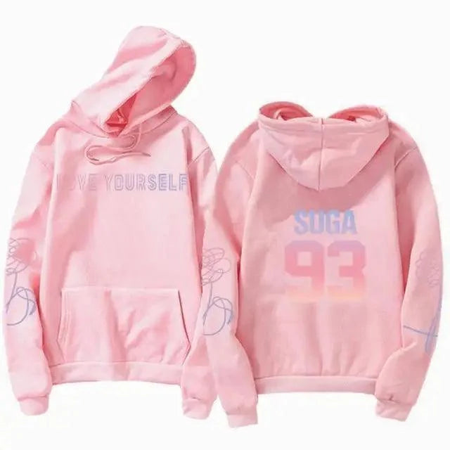 Luxury Unisex Hoodie Hoodies Sweatshirt Love Yourself Hoody Sweatshirt Boys Hoody Hoodies Cool Print Casual Drawstring Warm Winter Stylish Design Hoodie For Men Women