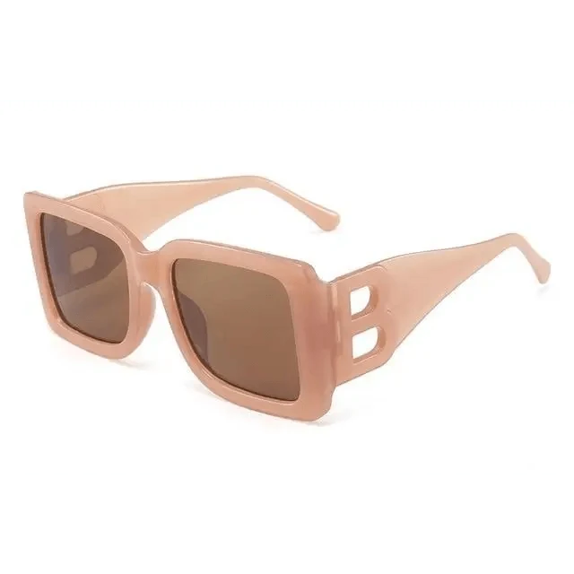 Luxury Women Oversized Square Sunglasses Modern Design Big Frame Fashion Female Sunglasses UV400 Glasses