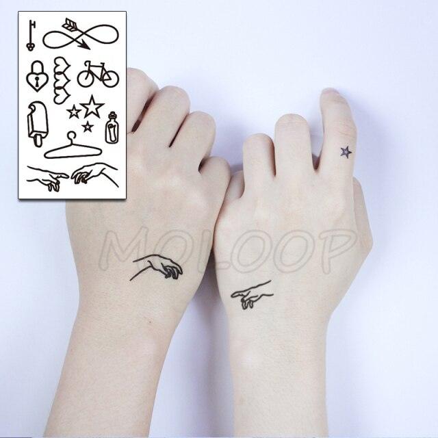 Luxury Womens Different Temporary Waterproof Tattoo Sticker Feather Dandelion Tattoos For Makeup Party