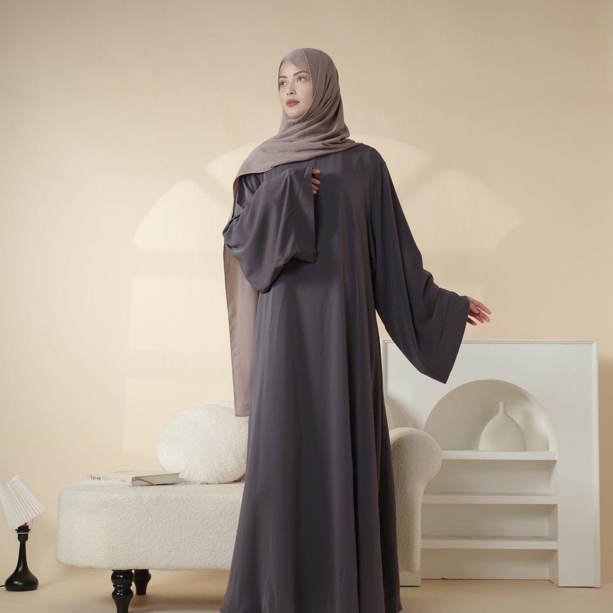 Soft Nidha Plain Abaya (MA005)