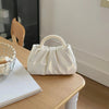 MAC062 Soft Leather Pearl Clutch Evening Bags