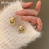 MAC064 Interlocking Circle Earrings