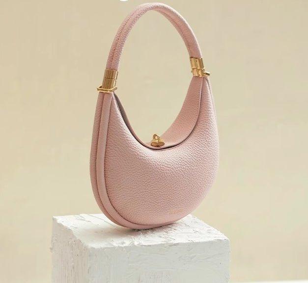 Fashionable And Changeable Cowhide Moon Bag (MAC069)
