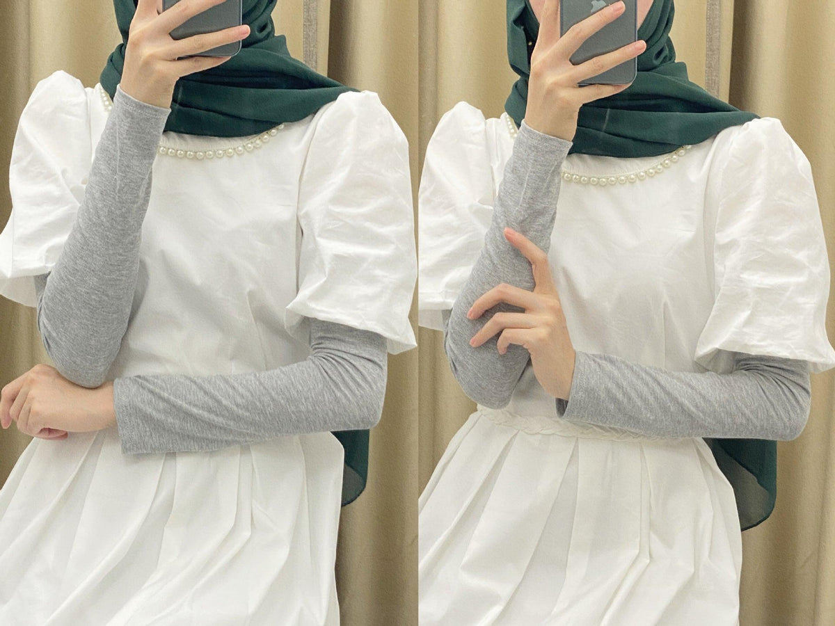 Solid Color Cotton Stretch Ice Sleeves(MAC120)