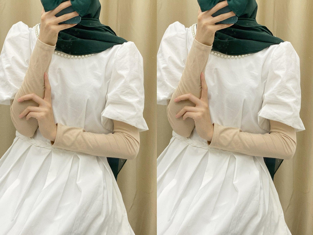 Solid Color Cotton Stretch Ice Sleeves(MAC120)