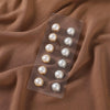 MAC126 Pearl Magnetic Buckle Hijab 12 pcs Brooches
