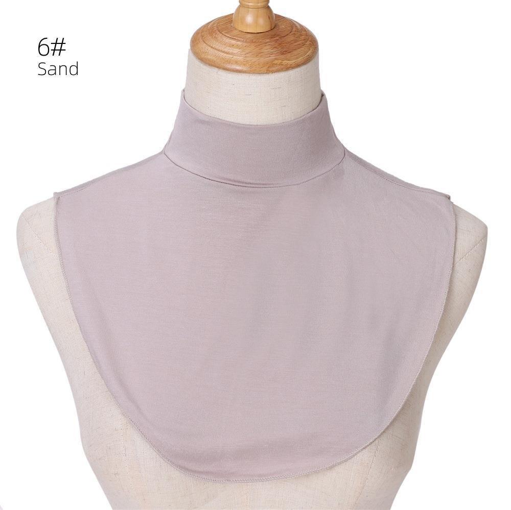 Solid Color Cotton Fake Collar Bottoming Collar(MAC144)