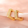 Micropaved Diamond Super Flash Geometric High-End Earrings(MAC190)