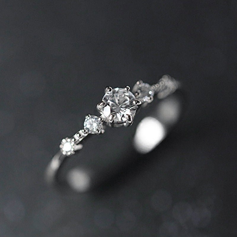 Light Luxury Palace Style Hollow Carved Lace Ring(MAC193)