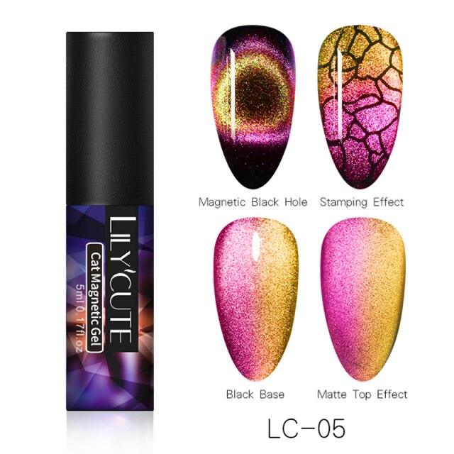 Magnetic Nail Gel Polish UV LED Popular Colorful New Fashion Charming Effect Luxury Drawing Design For Women and Girls