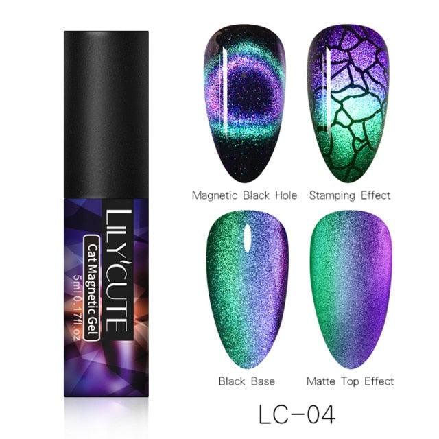Magnetic Nail Gel Polish UV LED Popular Colorful New Fashion Charming Effect Luxury Drawing Design For Women and Girls