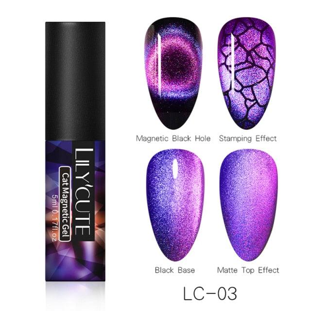 Magnetic Nail Gel Polish UV LED Popular Colorful New Fashion Charming Effect Luxury Drawing Design For Women and Girls