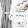 Magnets Curtains Clamps Curtain Holder Pompom Tieback Magnetic Clips Hanging Balls Tie Back Home Decoration Accessories Magnetic Curtain Tiebacks European Style Decorative Curtain Drape Tie With Strong Magnetic For Home And Office Decoration