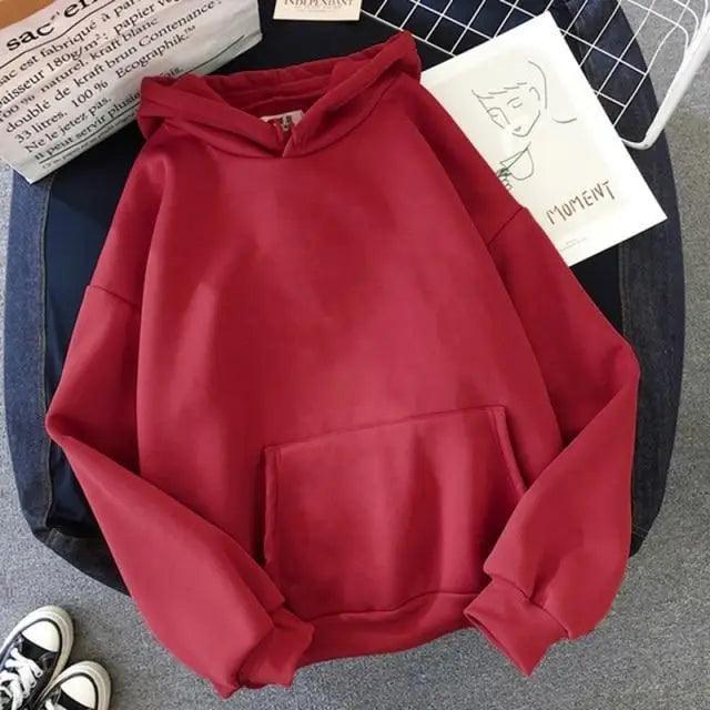 Man Sweatshirt With A Hood Hoodies Ladies Long Sleeve Casual Warm Hoodie Pullover Clothes Unisex Solid Color Print Hoodie Casual Long Sleeve Pullover Hoodie