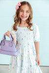 Butterfly Ballet Smocked Ruffle Dress