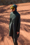 Khaki Full Coverage Tulle Detail Modest Swimwear Burkini Set M2534-3