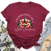 I'm Dreaming Of A White Christmas Movie Classic Musical Film Theme Vintage Inspired Graphic Tee