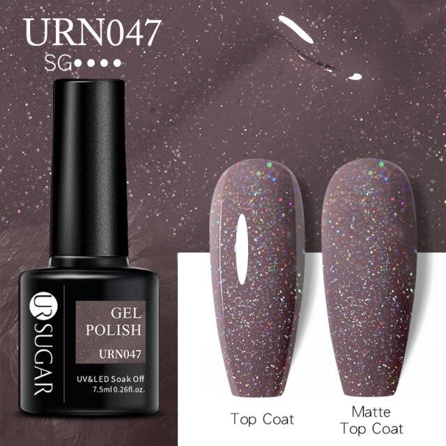Matte Pink Blue Gel Nail Polish Semi Permanent LED Nail Art Design Elegant Warm Colors For Womens