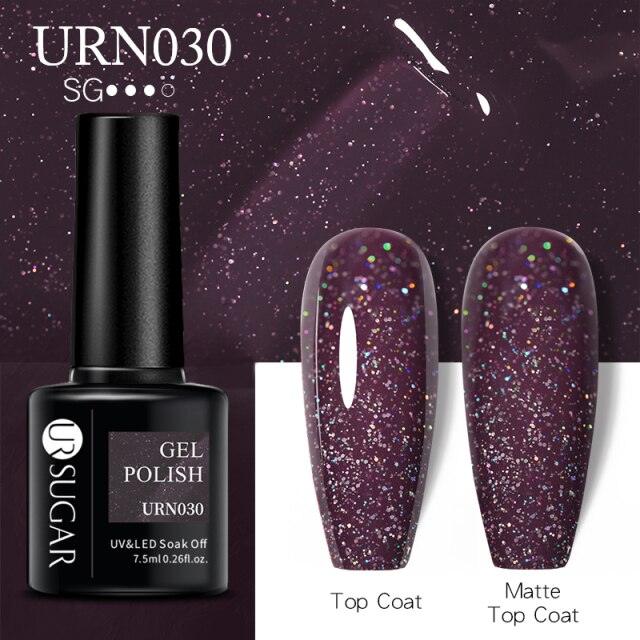 Matte Pink Blue Gel Nail Polish Semi Permanent LED Nail Art Design Elegant Warm Colors For Womens