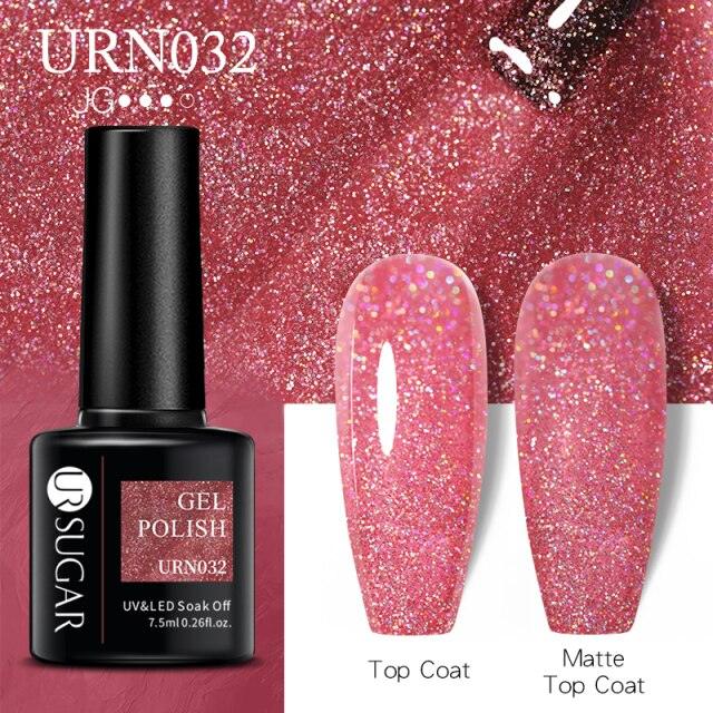 Matte Pink Blue Gel Nail Polish Semi Permanent LED Nail Art Design Elegant Warm Colors For Womens