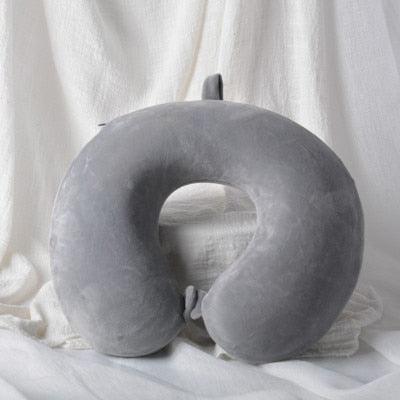 Memory Foam U-Shaped pillow Slow Rebound Neck Pillow Nap Airplane Pillow Travel Cartoon Memory U-Shaped Headrest Long Trip Sleep With No Neck Pain Super Soft Memory Foam Neck Pillow Easy Washing With Removable Cover By My Perfect Dream