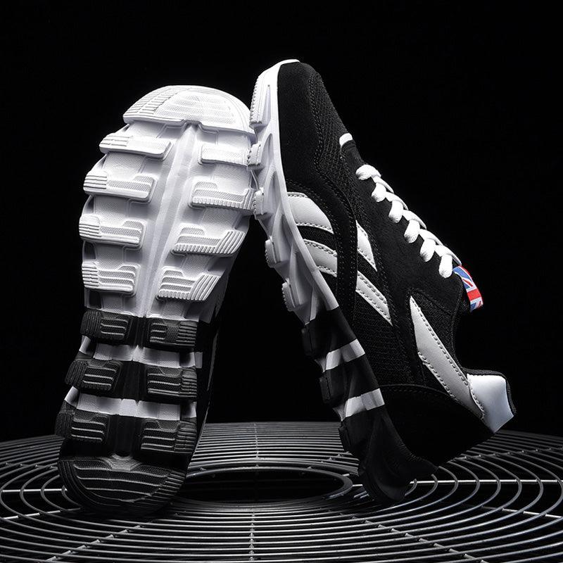 Men Running Spring Black Sneakers High Quality Outdoor Light Breathable Sport Athletic Men Sneakers Tennis Modern Shoes For Workout Walking Outdoor Sport
