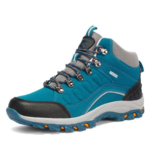 Men's Women's New Outdoor Climbing Hiking Sports Shoes Comfortable Breathable Wear-Resistant Men's Soft Casual Shoes Outdoor Walking Lace Up Anti-Slip Comfortable Ankle Booties