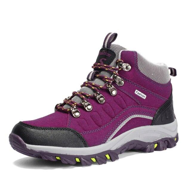 Men's Women's New Outdoor Climbing Hiking Sports Shoes Comfortable Breathable Wear-Resistant Men's Soft Casual Shoes Outdoor Walking Lace Up Anti-Slip Comfortable Ankle Booties