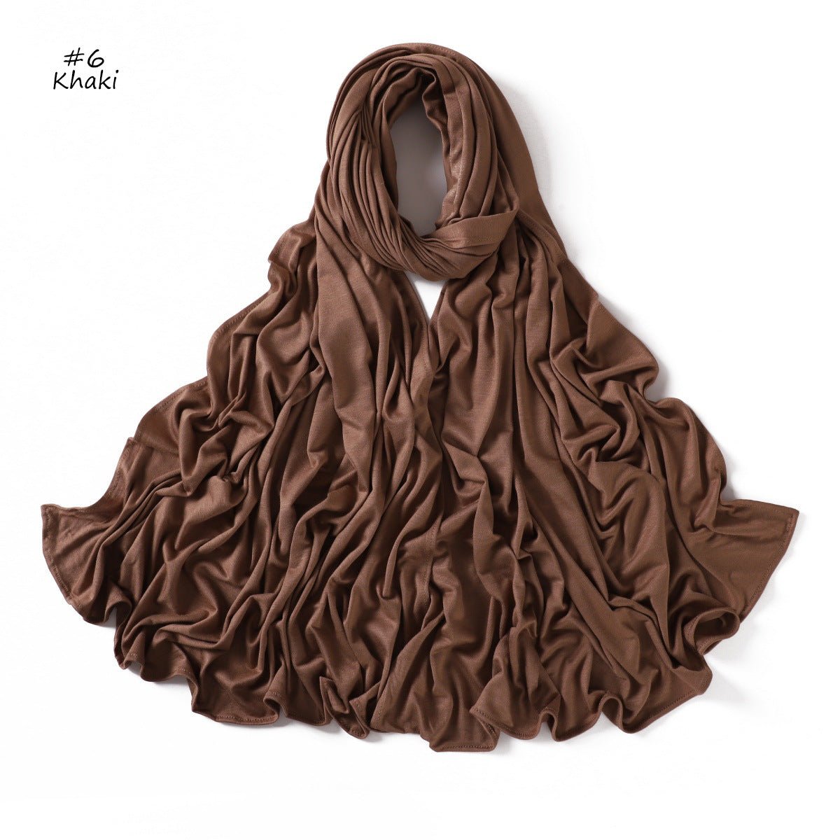 Breathable & Soft Mercerized Cotton Hijab Scarf(MH126)