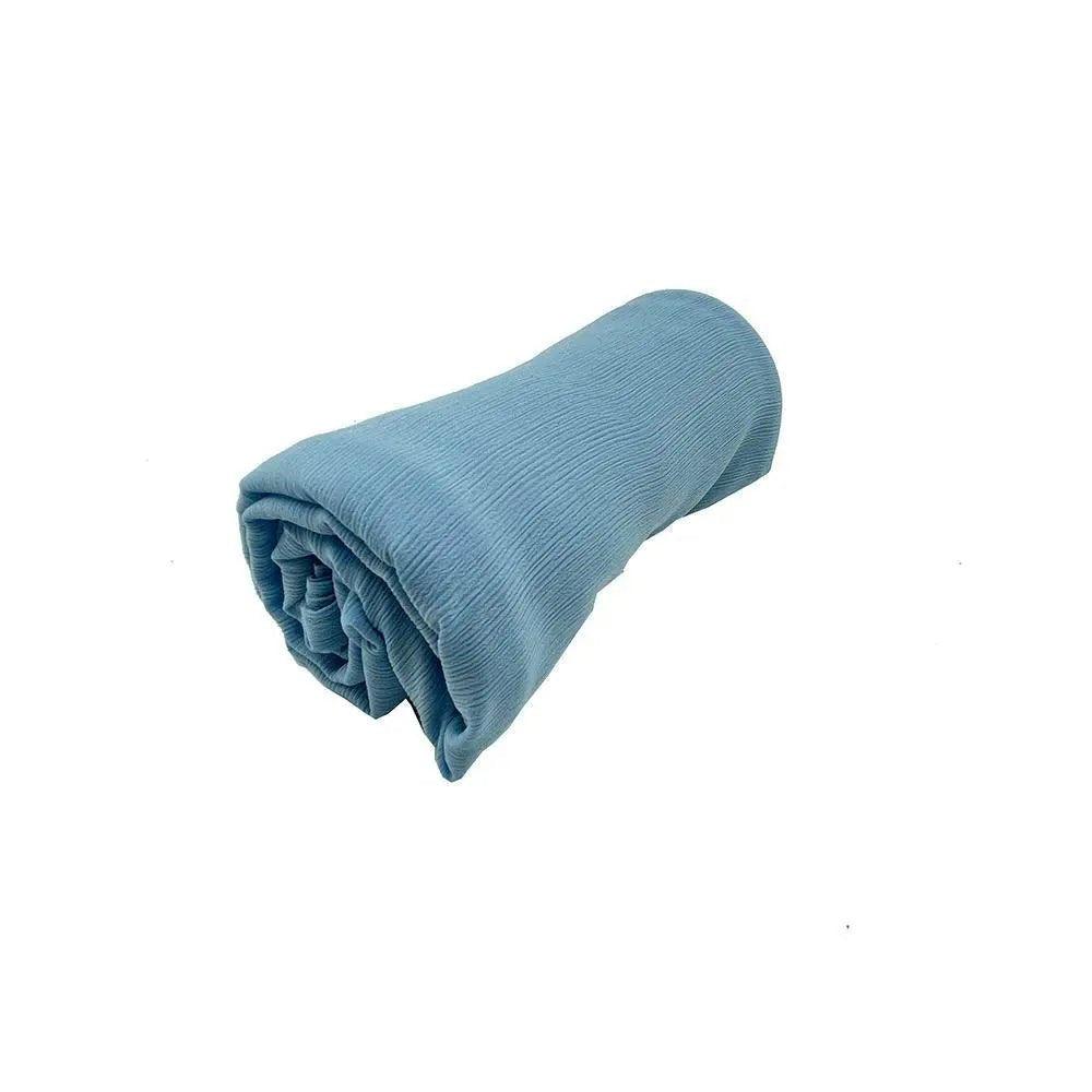 Crepe Scarf Crinkle Chiffon Hijab for Women Shawls Ripple Pleated (MH003)